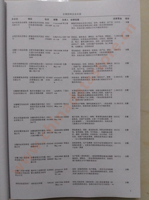 中國飲料企業(yè)黃頁可開展精準營銷，電話營銷、郵件營銷、傳真營銷等等多管齊下，圓您銷售冠軍夢