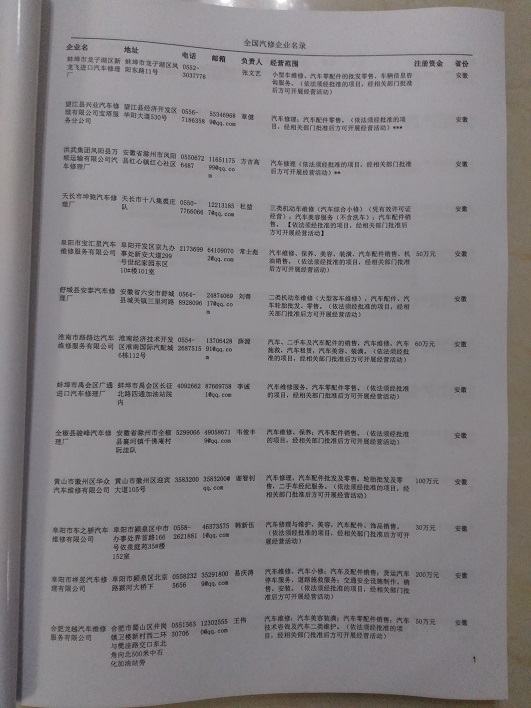 中國(guó)汽修企業(yè)黃頁(yè)可開展精準(zhǔn)營(yíng)銷，電話營(yíng)銷、郵件營(yíng)銷、傳真營(yíng)銷等等多管齊下，圓您銷售冠軍夢(mèng)