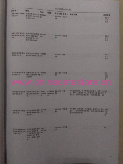 中國四川汽修企業(yè)黃頁可開展精準營銷，電話營銷、郵件營銷、傳真營銷等等多管齊下，圓您銷售冠軍夢